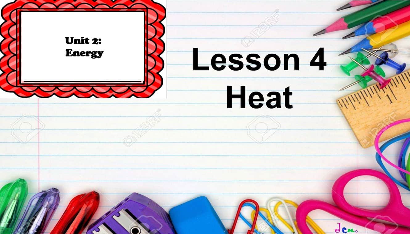 درس Lesson 4 Heat العلوم المتكاملة الصف الرابع - بوربوينت 