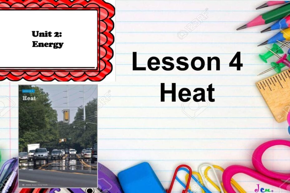 حل درس Lesson 4 Heat العلوم المتكاملة الصف الرابع - بوربوينت