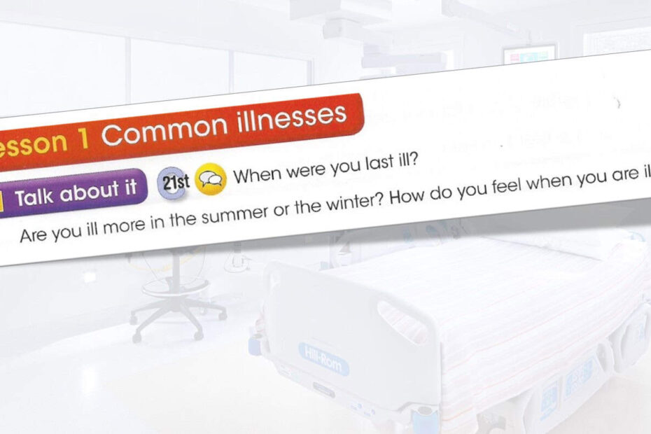 حل درس Common illnesses اللغة الإنجليزية الصف الخامس - بوربوينت