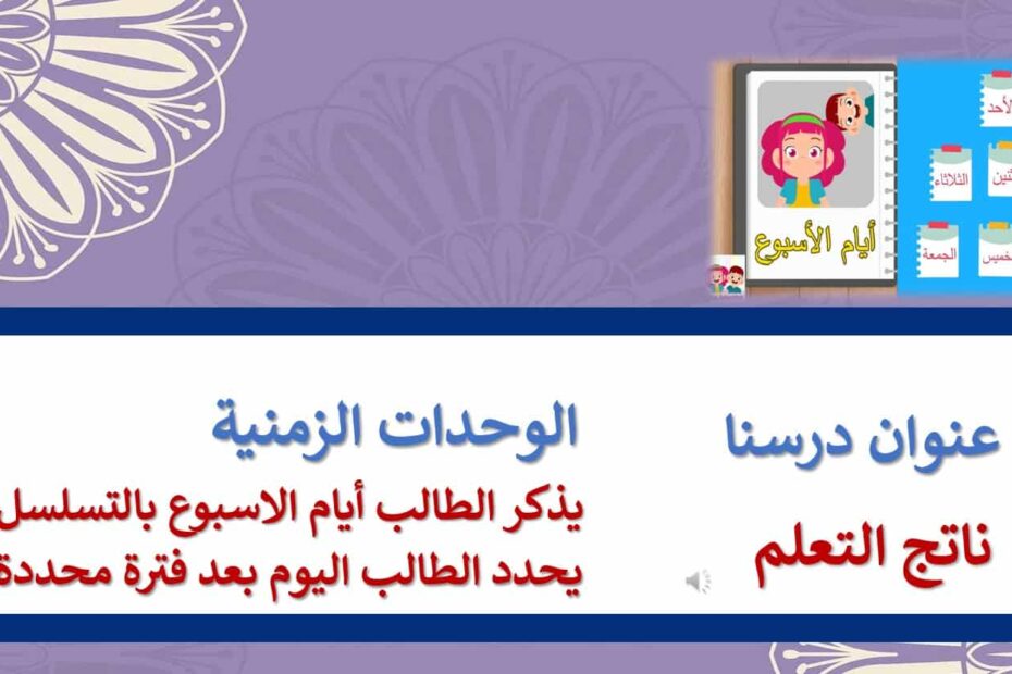 حل درس الوحدات الزمنية الرياضيات المتكاملة الصف الثاني - بوربوينت