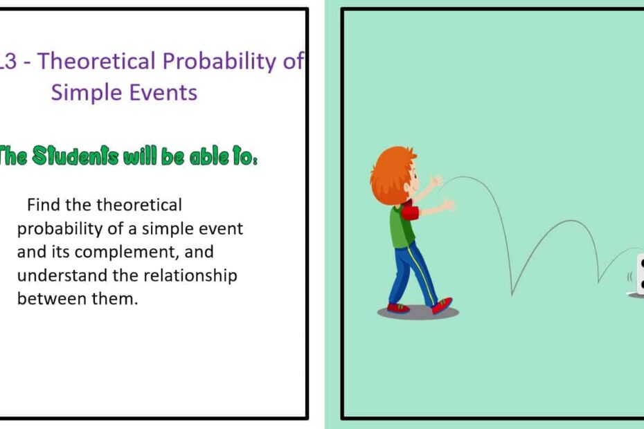 حل درس Theoretical Probability of Simple Events الرياضيات المتكاملة الصف السابع - بوربوينت