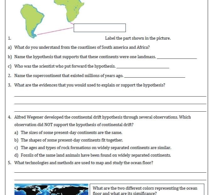 حل ورقة عمل Writing Question 1 and 2 العلوم المتكاملة الصف السابع
