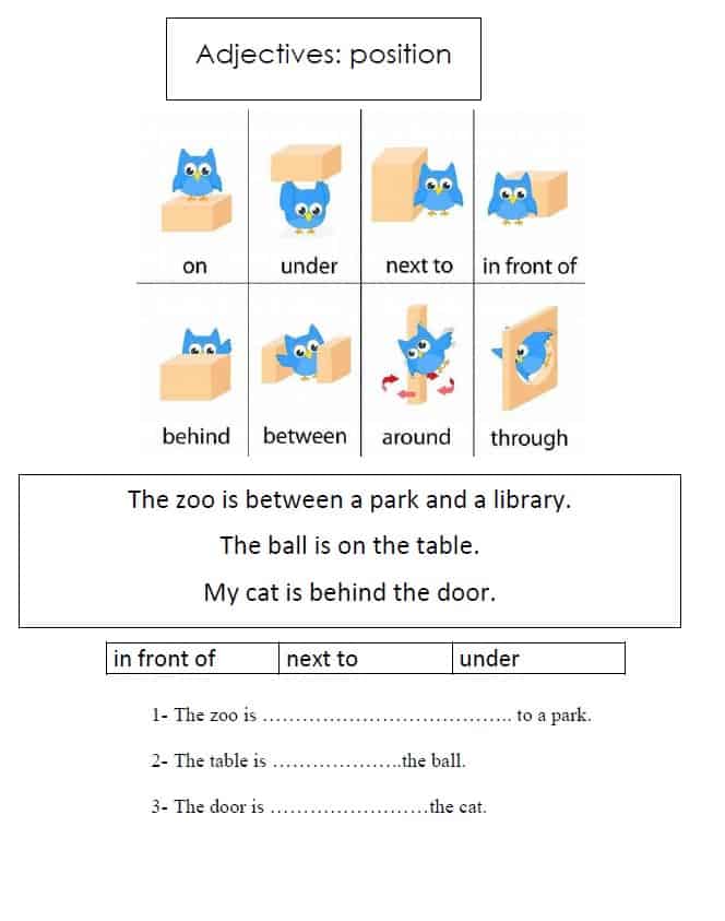 مراجعة عامة Grammar اللغة الإنجليزية الصف الرابع أكسس