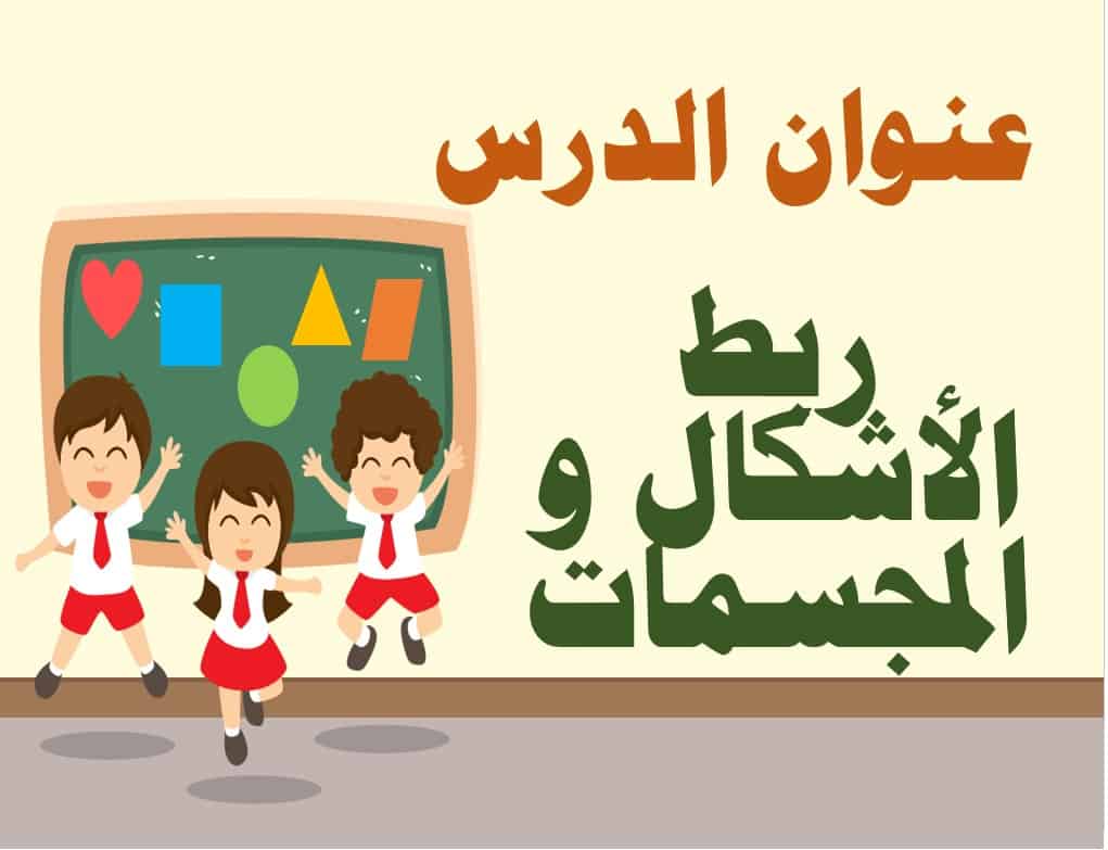 حل درس ربط الأشكال والمجسمات الرياضيات المتكاملة الصف الثاني - بوربوينت