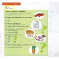حل درس A food quiz اللغة الإنجليزية الصف الخامس - بوربوينت