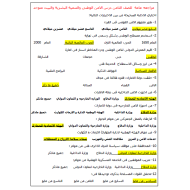 الدراسات الإجتماعية والتربية الوطنية أوراق عمل للصف الثامن مع الإجابات