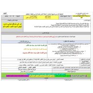 الخطة الدرسية الأسبوعية أوشي الأرنب الأكول المنهج المتكامل الصف الأول - بوربوينت