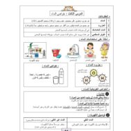 ملخص درس خصائص الماء والمادة والقياس العلوم المتكاملة الصف الرابع