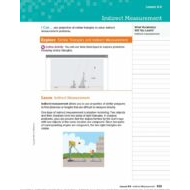 حل درس Indirect Measurement الرياضيات المتكاملة الصف الثامن