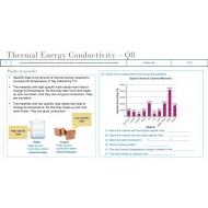 حل مراجعة Thermal Energy Conductivity & Solar Energy on Earth & Water in the atmosphere العلوم المتكاملة الصف السادس Inspire