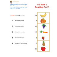 اللغة الإنجليزية أوراق عمل (نموذج امتحان 3) للصف الثاني