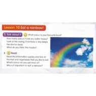 حل درس Eat a rainbow اللغة الإنجليزية الصف الخامس - بوربوينت