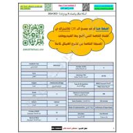 حل تجميع أسئلة هيكلة الرياضيات المتكاملة الصف الثامن عام