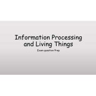 مراجعة Information Processing and Living Things العلوم المتكاملة الصف الرابع - بوربوينت