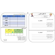 ورقة عمل الرياضيات المتكاملة الصف الثالث - بوربوينت