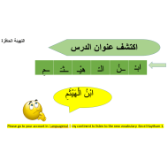 اللغة العربية بوربوينت درس (ابن الهيثم) لغير الناطقين بها للصف الرابع