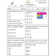 ورقة عمل Unit 9 Revision الرياضيات المتكاملة الصف الخامس