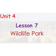 حل درس Wildlife Park اللغة الإنجليزية الصف الخامس - بوربوينت