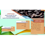 الدراسات الإجتماعية والتربية الوطنية بوربوينت الرؤية الثالثة (دور كل نوع من أنواع الطاقة الرئيسية) للصف العاشر مع الإجابات