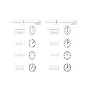 ورقة عمل الساعة الرياضيات المتكاملة الصف الأول