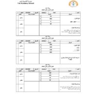 ورقة عمل طرح المئات الرياضيات المتكاملة الصف الثاني