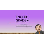 درس Unit 8 Lesson 4 اللغة الإنجليزية الصف الرابع أكسس - بوربوينت