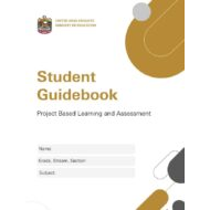 Student Guidebook Project Based Learning and Assessment اللغة الإنجليزية الصف الخامس