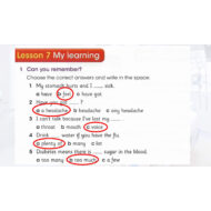 حل درس My learning اللغة الإنجليزية الصف الخامس - بوربوينت