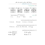 الرياضيات المتكاملة أوراق عمل (الدوال من منظور حساب التفاضل والتكامل) للصف الحادي عشر متقدم