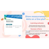 حل درس Show measurement data on a line plot الرياضيات المتكاملة الصف الثالث - بوربوينت