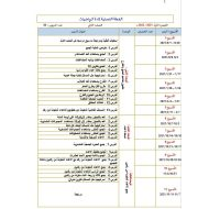 الخطة الفصلية الرياضيات المتكاملة الصف الثاني الفصل الدراسي الأول