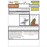 حل مراجعة هيكل امتحان الفيزياء الصف العاشر متقدم انسبير