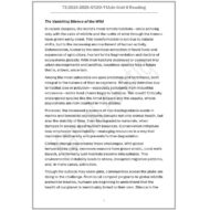 حل أوراق عمل Reading Unit 8 اللغة الإنجليزية الصف الحادي عشر متقدم والثاني عشر عام