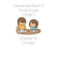 العلوم المتكاملة ملخص (Chapter 13 - Climate) بالإنجليزي للصف السابع