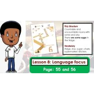 حل درس Language focus اللغة الإنجليزية الصف السادس Access - بوربوينت