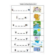 اللغة الإنجليزية (Writing Practice Unit 8) للصف الثاني