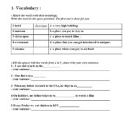 حل أوراق عمل unit 6 Using Maps اللغة الإنجليزية الصف السابع