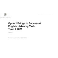 Listening Task اللغة الإنجليزية الصف الرابع - بوربوينت