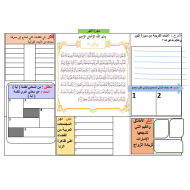 ورقة عمل سورة النور- وقاية المجتمع الصف الثاني عشر مادة التربية الاسلامية