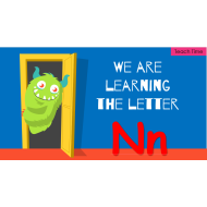 بوربوينت Lesson 2 Letter N للصف الثاني مادة اللغة الانجليزية