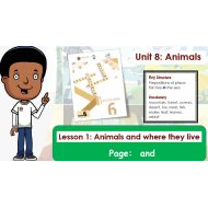 حل درس Animals and where they live اللغة الإنجليزية الصف السادس Access - بوربوينت