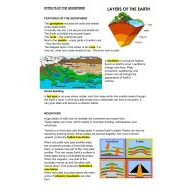 ملخص EFFECTS OF THE GEOSPHERE العلوم المتكاملة الصف الخامس