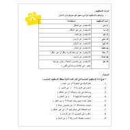 ورقة عمل درس أدوات الاستفهام الصف الثاني مادة اللغة العربية