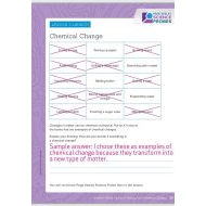 حل درس Physical and chimerical change العلوم المتكاملة الصف الخامس