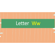 درس Letter W w الصف الاول مادة اللغة الانجليزية - بوربوينت