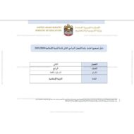 دليل التصحيح التربية الإسلامية الصف الرابع الفصل الدراسي الثاني 2024-2025