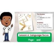 حل درس Language focus اللغة الإنجليزية الصف السادس Access - بوربوينت