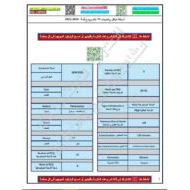 حل تجميع أسئلة هيكل امتحان الرياضيات المتكاملة الصف الحادي عشر عام بريدج