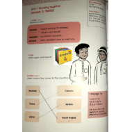 اللغة الإنجليزية كتاب الطالب (Unit 1 Working together) للصف الرابع مع الإجابات