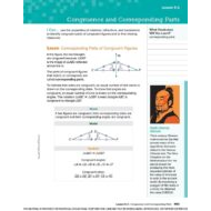 حل درس Congruence and Corresponding Parts الرياضيات المتكاملة الصف الثامن
